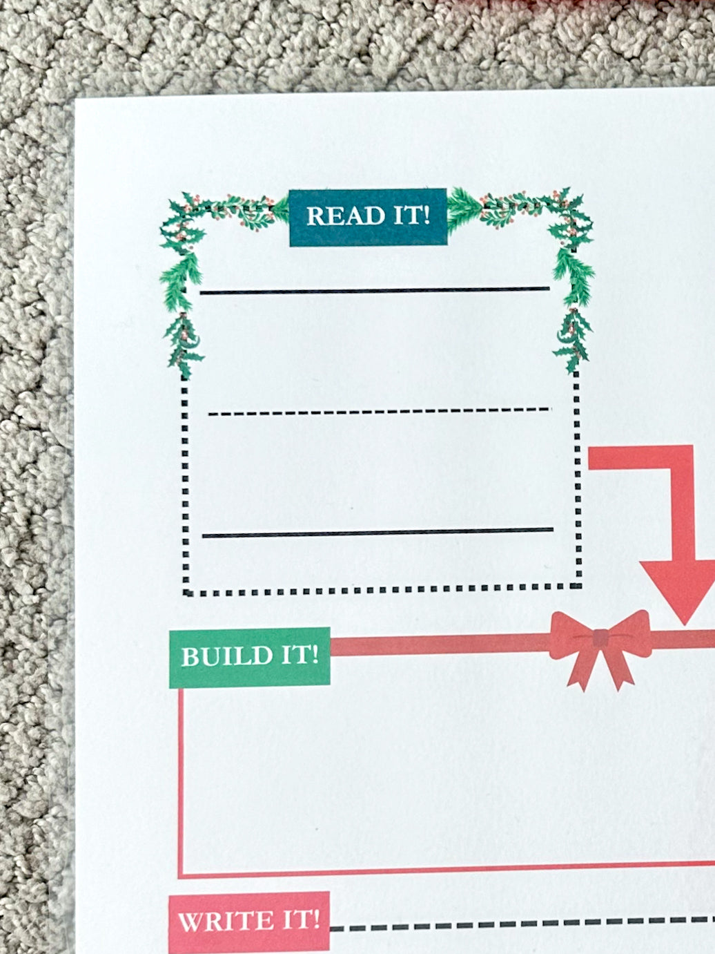 DIGITAL | Christmas Workmat Pack