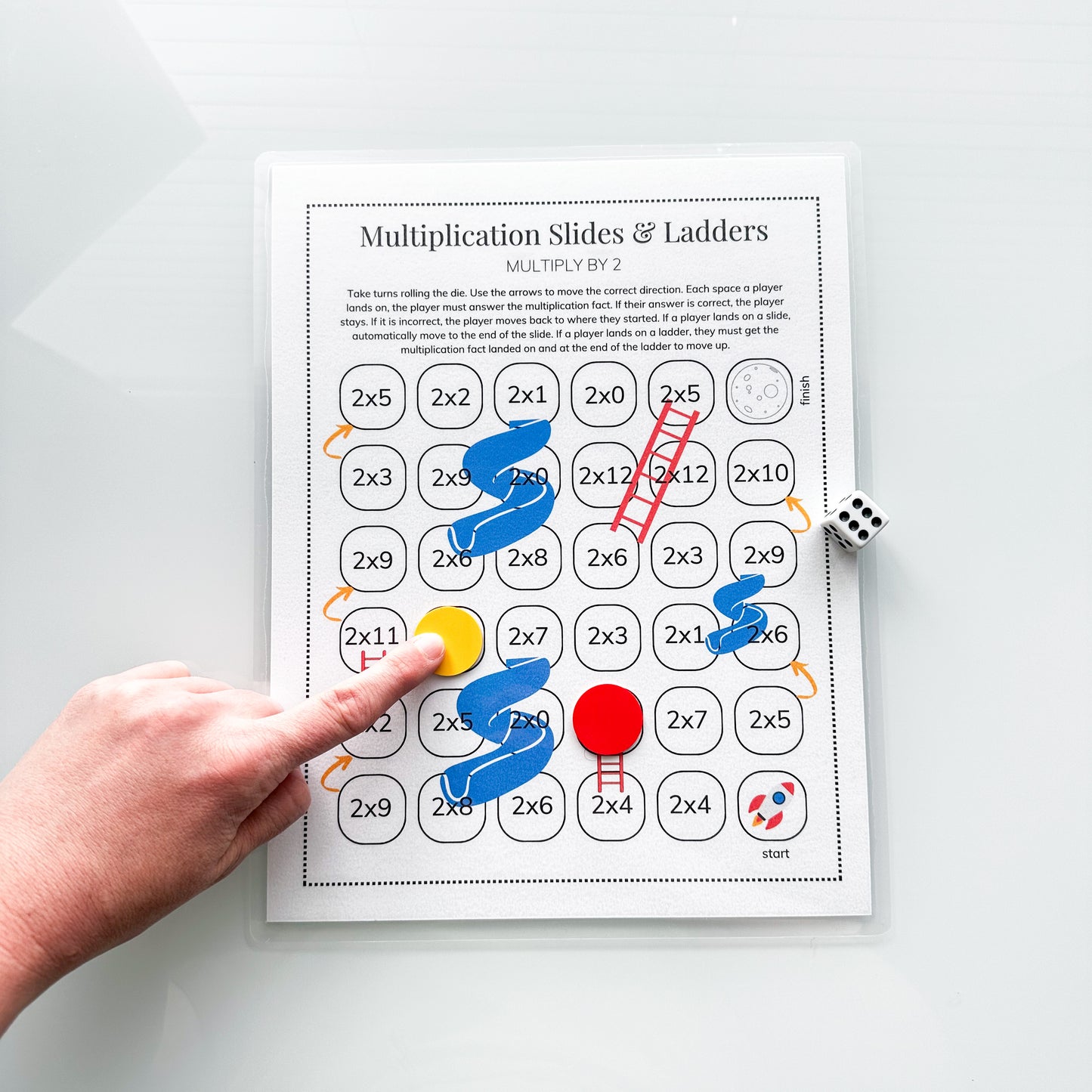 Multiplication Slides & Ladders Pack