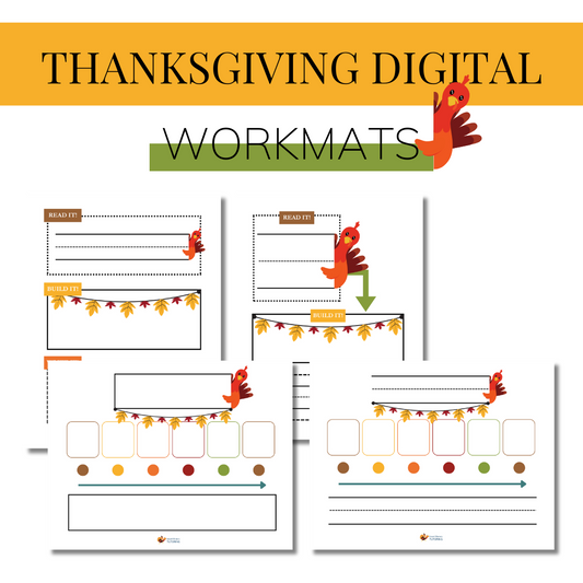 DIGITAL | Thanksgiving Workmat Pack