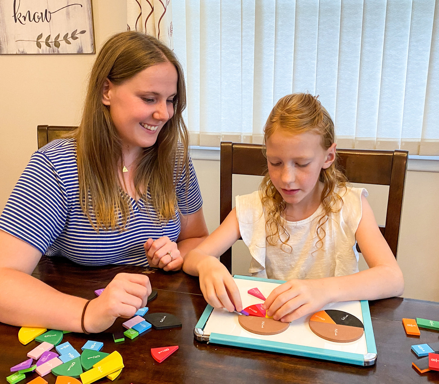 Magnetic Fraction Tiles