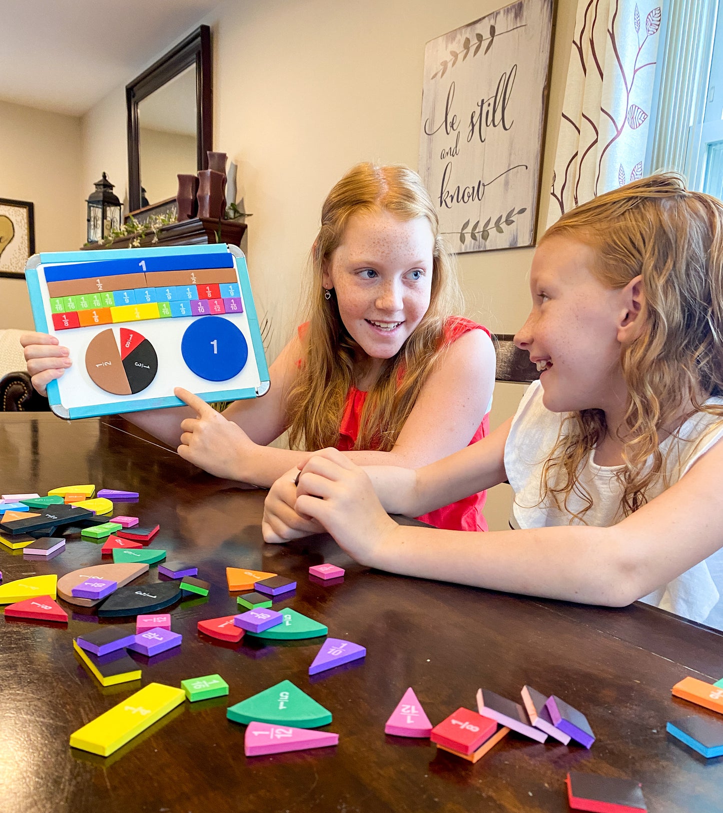 Magnetic Fraction Tiles