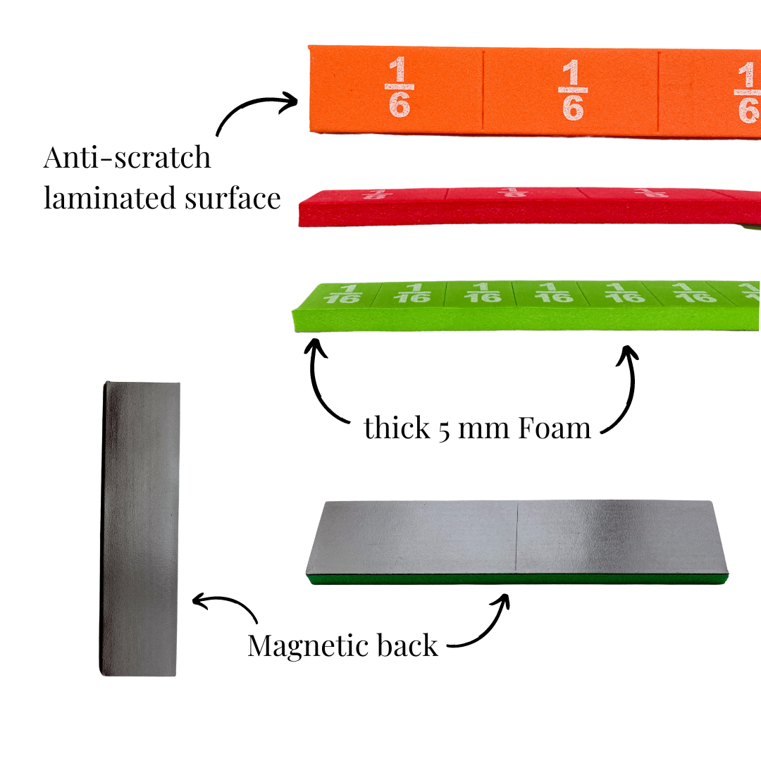 Magnetic Fraction Tiles